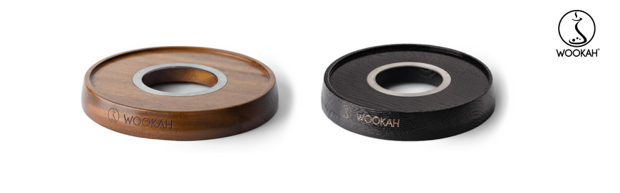 WOOKAH Untersetzer - Holzbasen für Shishas